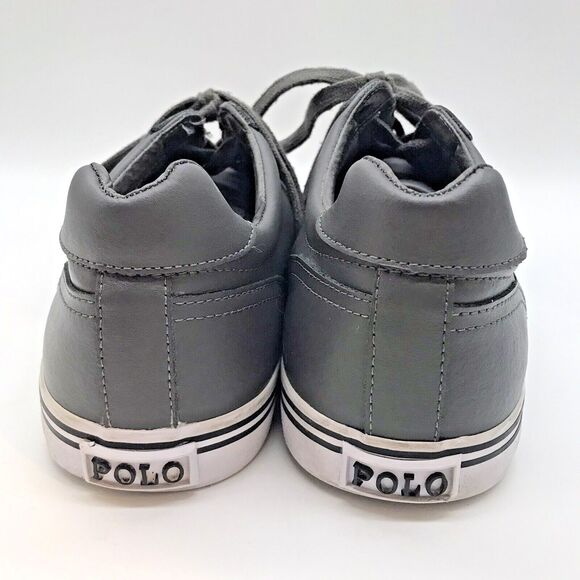 Polo Ralph Lauren Hanford Gray Low Top Lace Up Shoes Men's 15D Fashion Sneakers - Picture 4 of 13